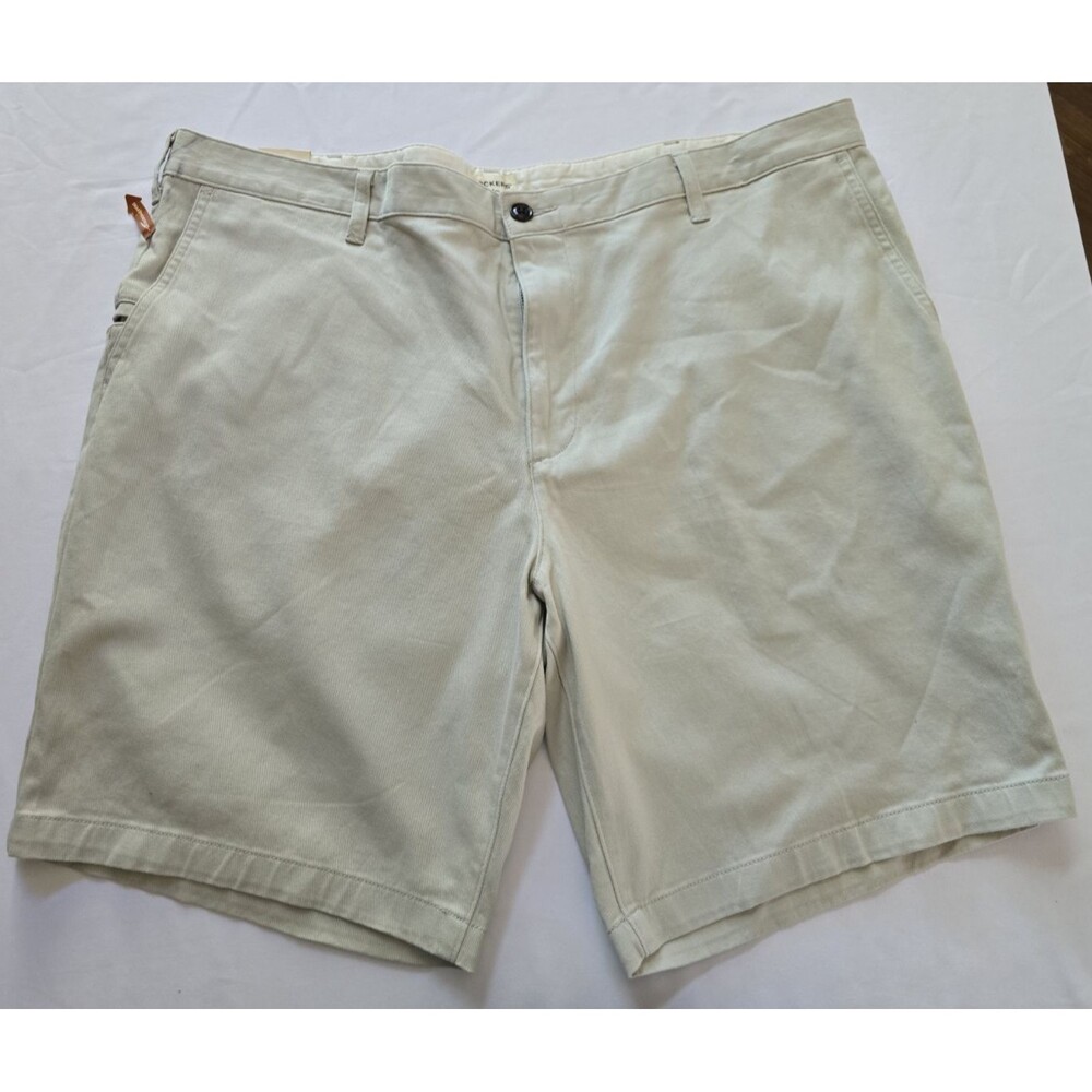 Dockers Men's Shorts Size 42 Flat Front Tan Cotton Khakis Chinos NEW